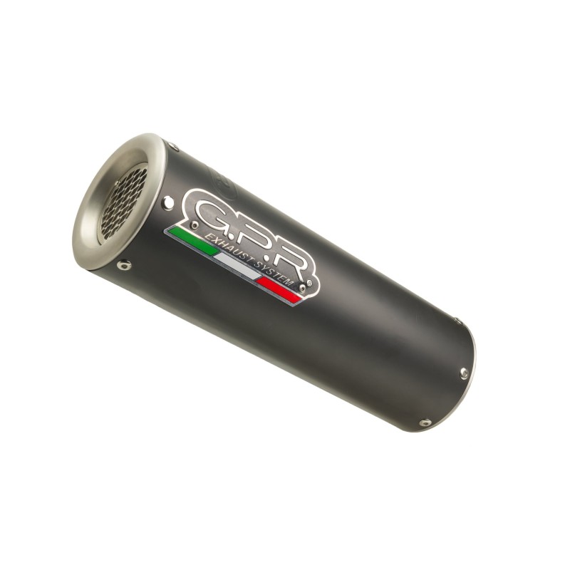 Scarico GPR compatibile con Benelli Bn 125 2018-2020, M3 Black Titanium, Scarico completo omologato,fornito con db killer estrai