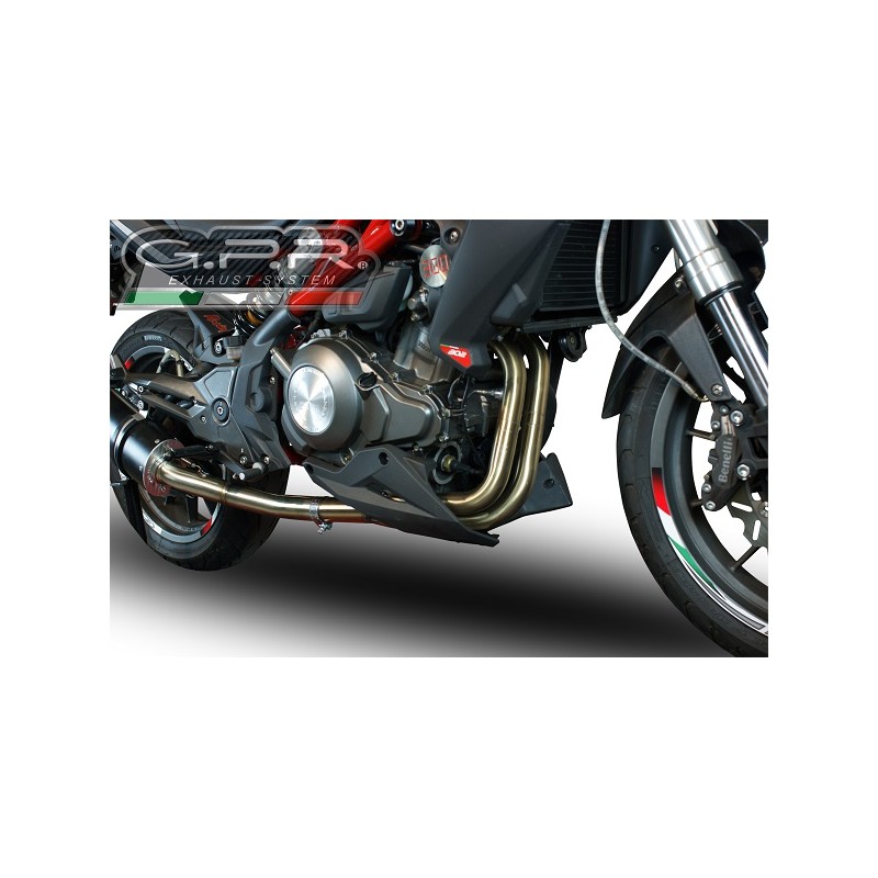 Scarico GPR compatibile con Benelli Bn 302 S 2015-2020, Decatalizzatore, Collettore tubo decatalizzatore