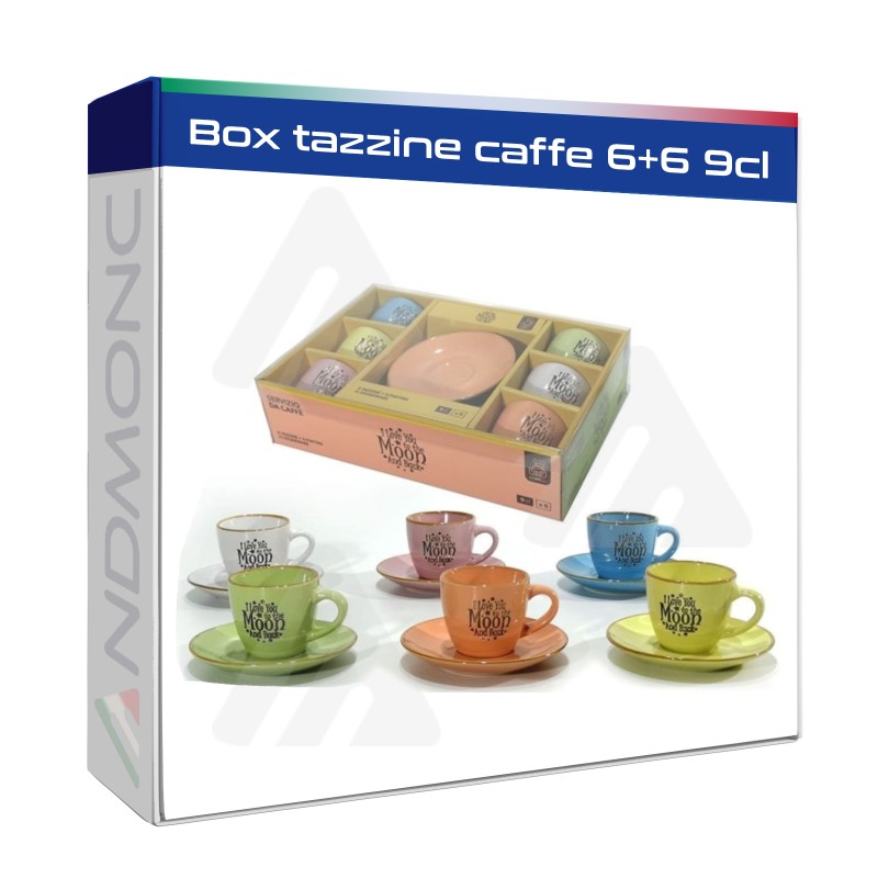 box tazzine caffe 6+6 9cl