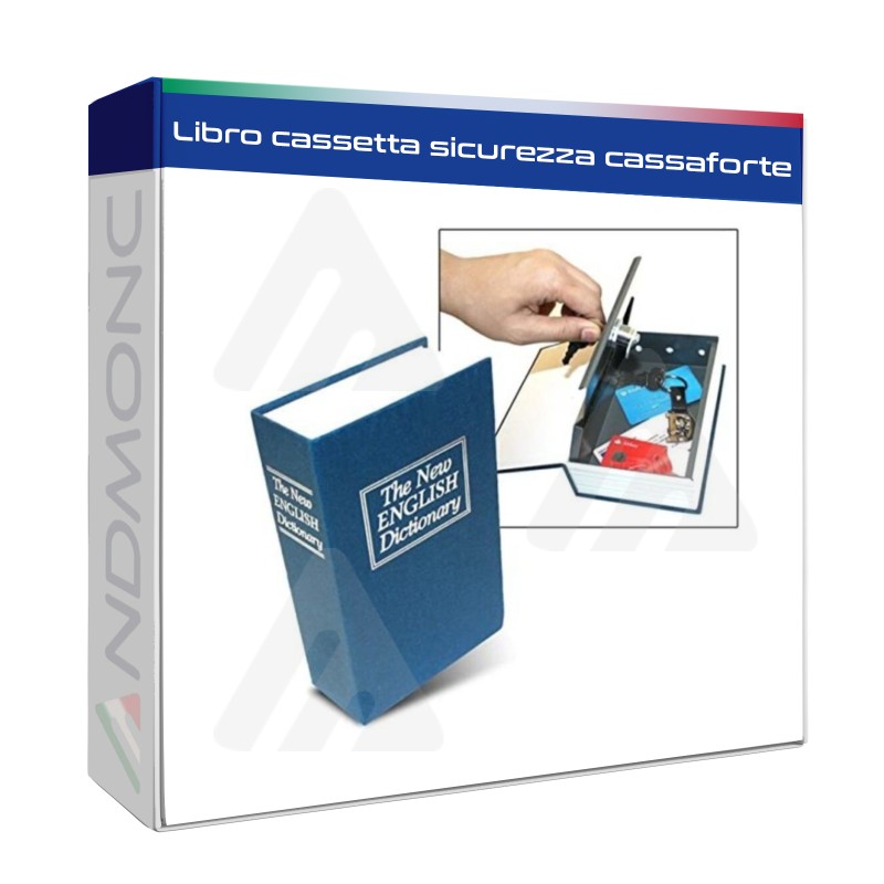 Libro cassetta sicurezza cassaforte