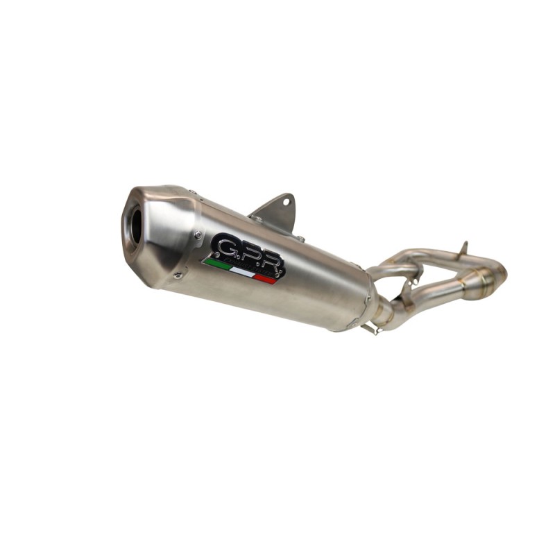 Scarico GPR compatibile con Gas Gas EC 250 F 2021-2023, Pentacross FULL Titanium, Scarico completo racing, fornito con db killer