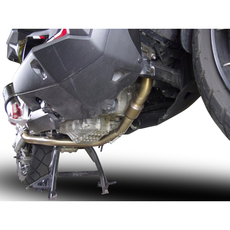 Scarico GPR compatibile con Honda X-Adv 750 2016-2020, Decatalizzatore, Collettore decatalizzore, applicazione racing