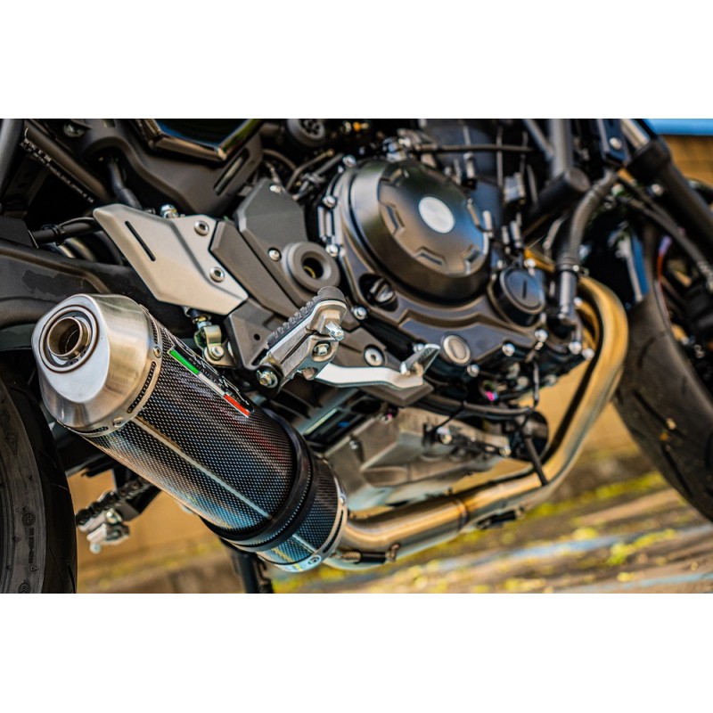 Scarico GPR compatibile con Kawasaki Z 650 RS 2021-2023, Satinox Poppy , Scarico completo omologato,fornito con db killer estrai