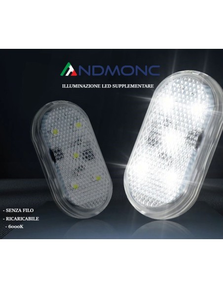 LED Senza Fili Luci Portiera Auto Volkswagen