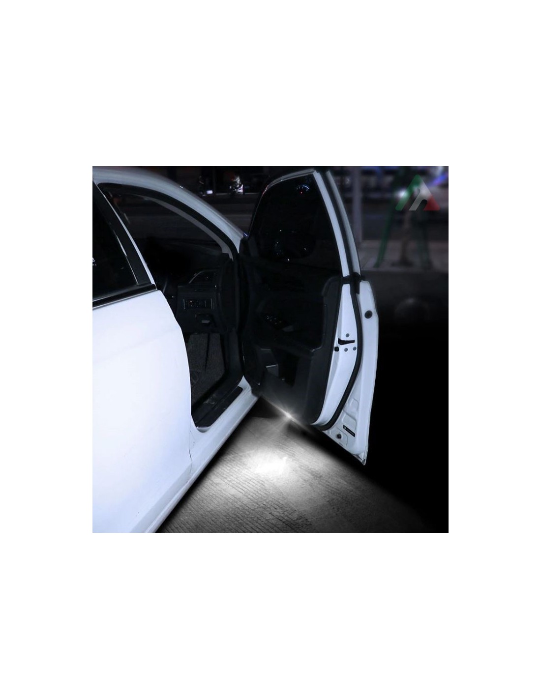 LED Senza Fili Lincoln Luci Portiera Auto|CarLEDLogo