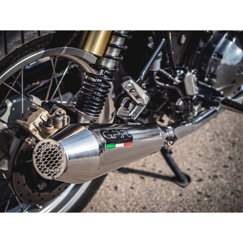 Scarico GPR compatibile con Lambretta Lambretta 125 - 150 Milano 2012-2014, Ultracone lucido, Scarico completo omologato,fornito