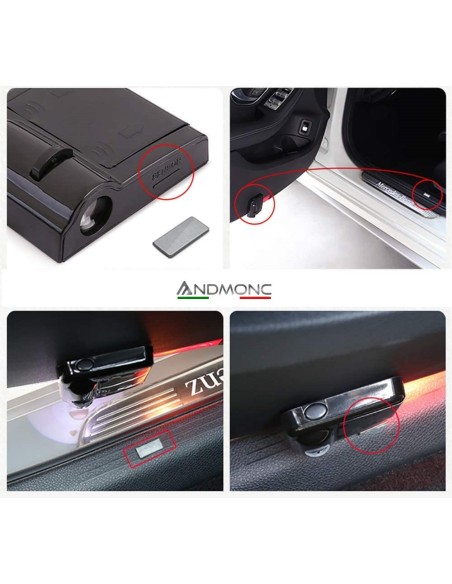 Luci sottoporta Audi Quattro