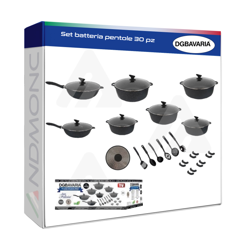 Set batteria pentole 30 pz DGBAVARIA