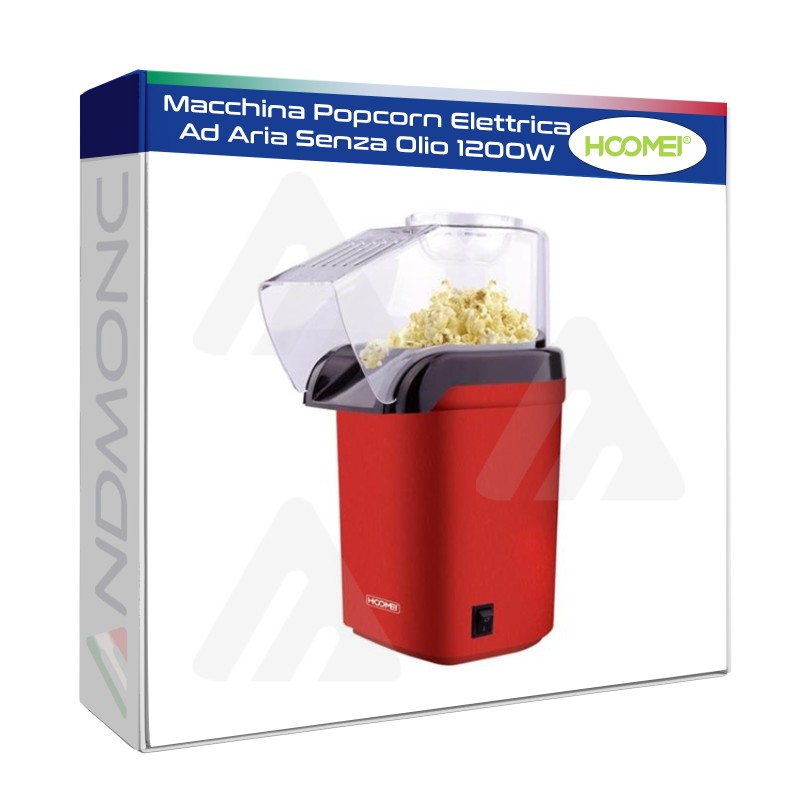 Macchina Per Popcorn Elettrica Ad Aria Senza Olio Senza Grassi 1200W HM-5312R