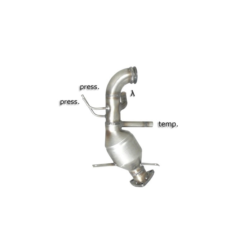 RAGAZZON Opel Antara 2006-2017 2.2CDti (135kW) 09/2010-2015 Catalizzatore Gr.N e tubo sostituzione filtro antiparticolato Gr. N 