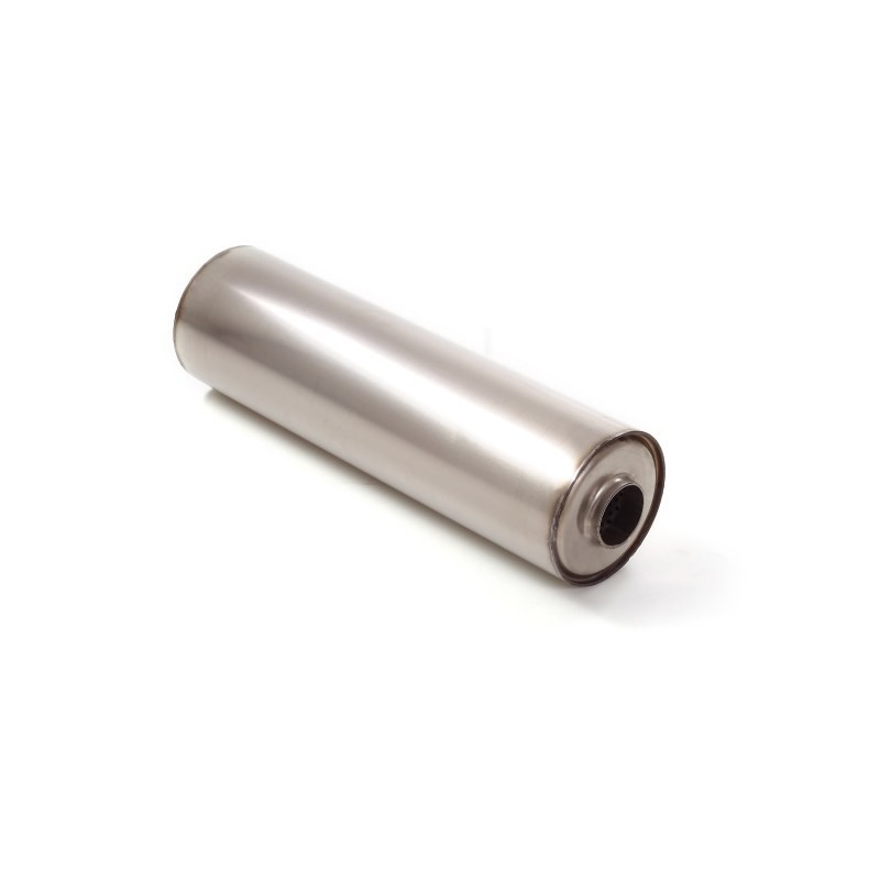 RAGAZZON Universali Silenziatori RO.155 Silenziatore inox universale rotondo 155 mm - Lunghezza 520 mm - Tubo forato diam. 60 mm