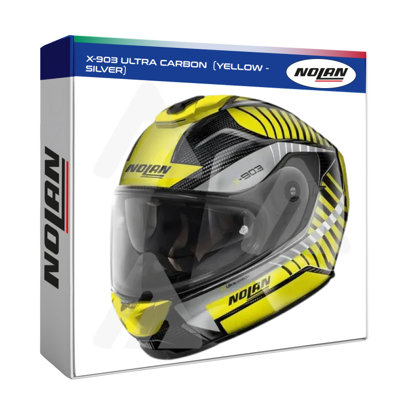 Casco Integrale Nolan X-903 ULTRA CARBON (YELLOW - SILVER)