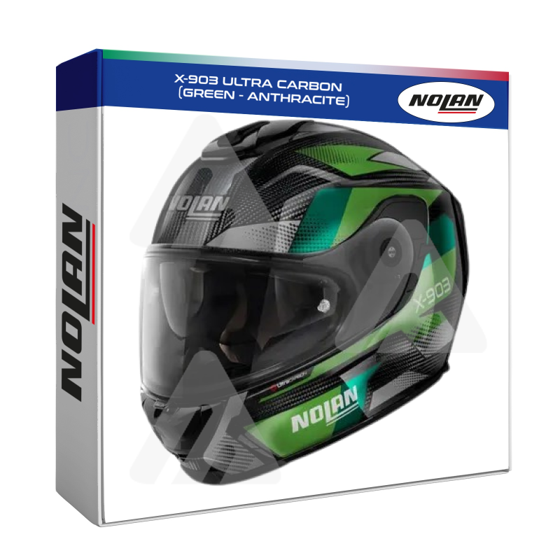 Casco Integrale Nolan X-903 ULTRA CARBON (GREEN - ANTHRACITE)