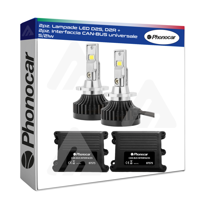 Coppia Lampade LED D2S, D2R | 85 V Phonocar CAN BUS