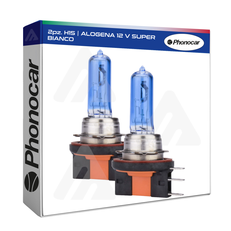 Coppia Lampade H15 | ALOGENA 12 V Phonocar