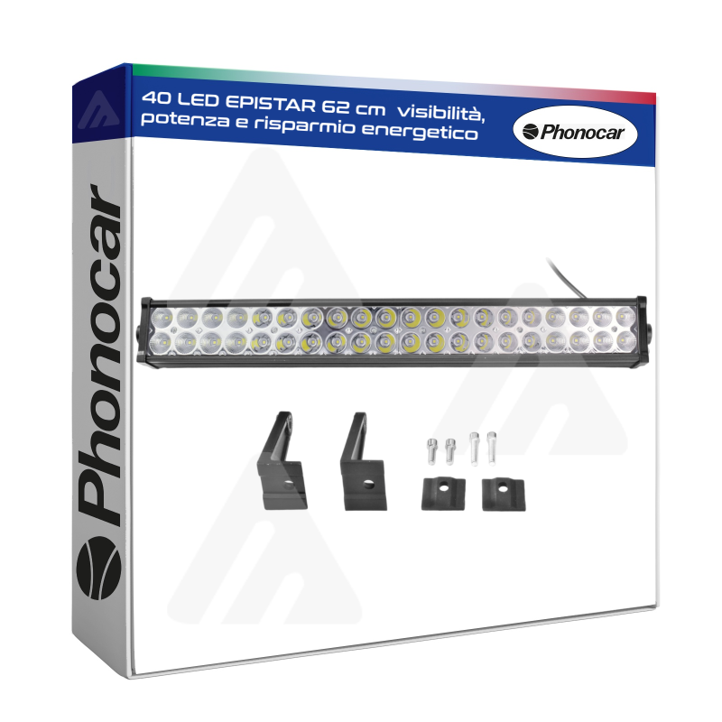 Barra addizionale LED faro 40 LED 62 cm Phonocar