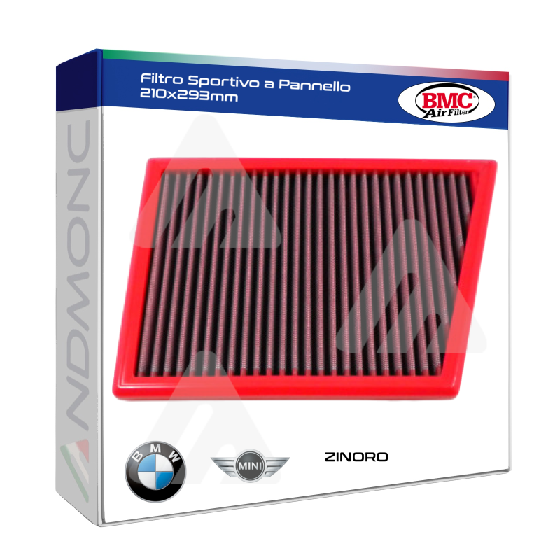 Filtro Aria BMC Sportivo a Pannello Compatibile BMW,MINI,ZINORO art.FB813/01