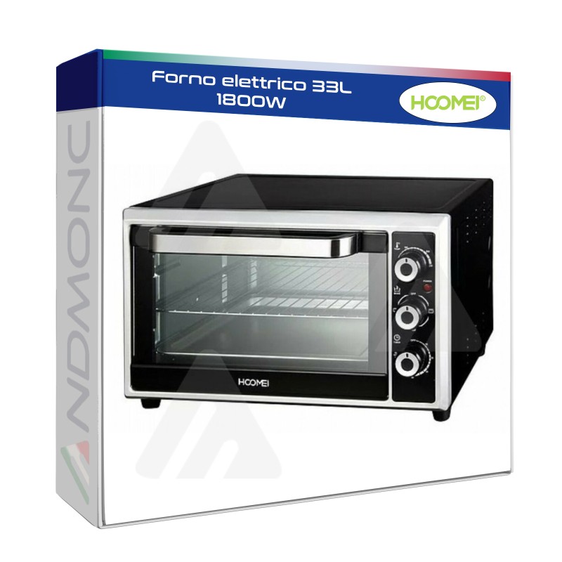 Hoomei Forno elettrico 33L 1800W Hm-5233