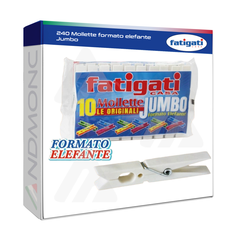 240 Mollette formato elefante Jumbo Fatigati