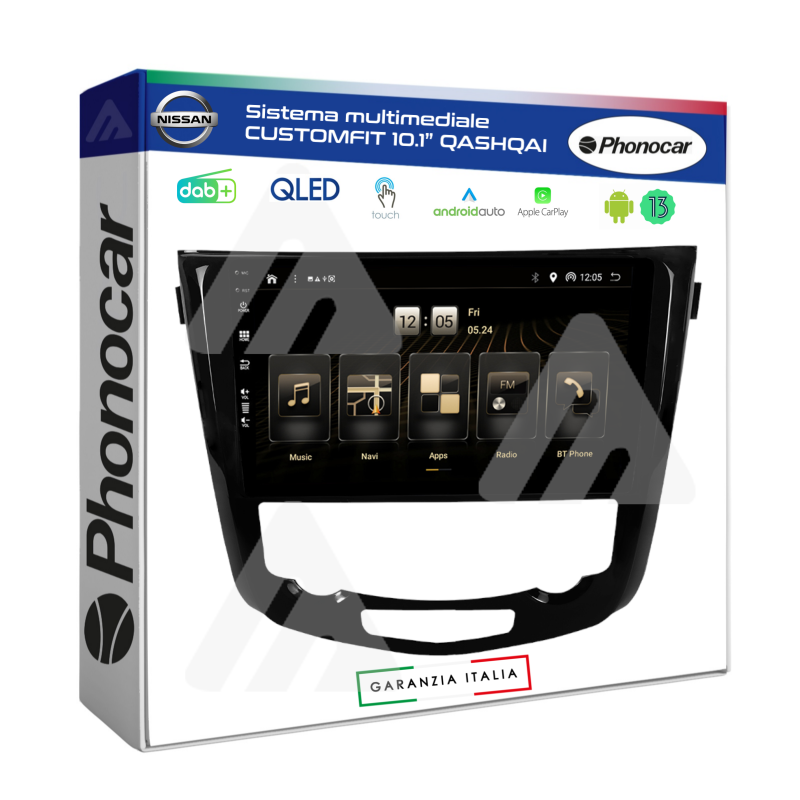 Phonocar Sistema Multimediale Autoradio Nissan QASHQAI II Customfit  Android 10.1”