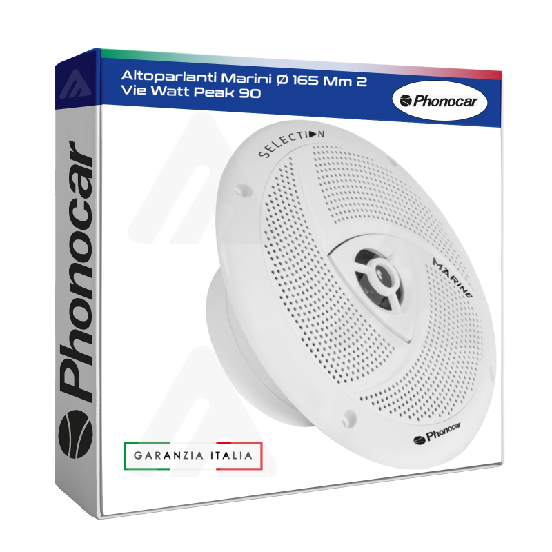 Phonocar Altoparlante Marine Ø 165 Mm 2 Vie Watt Peak 90