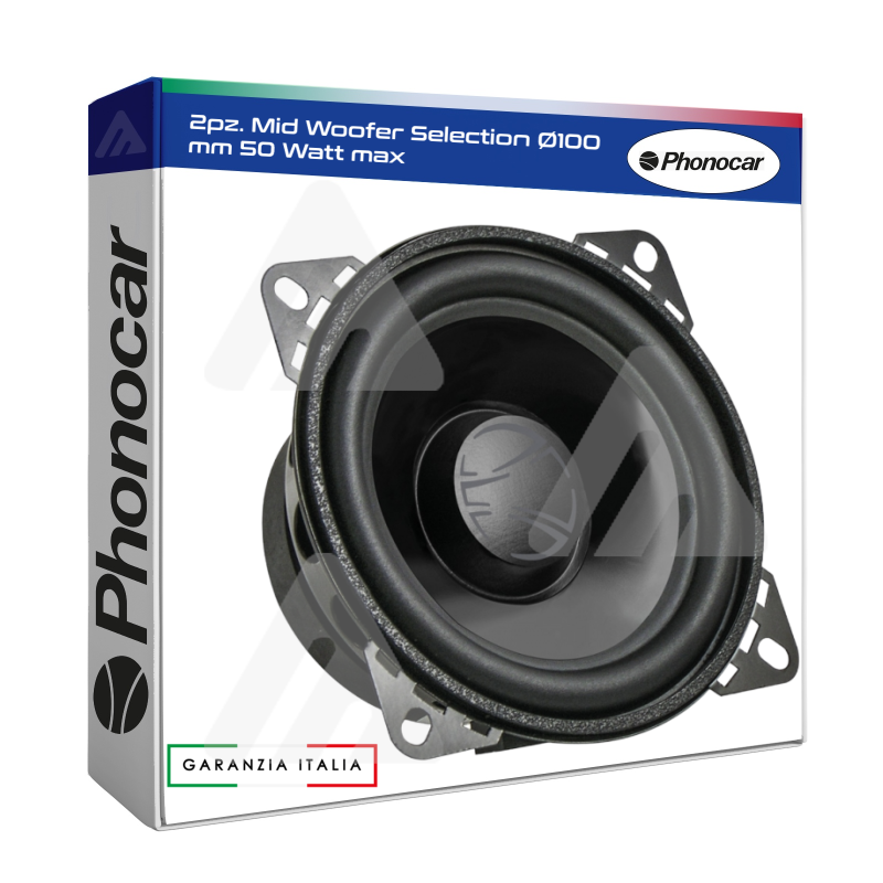 2pz. Phonocar Altoparlanti Mid Woofer Selection Ø100 mm 50 Watt max