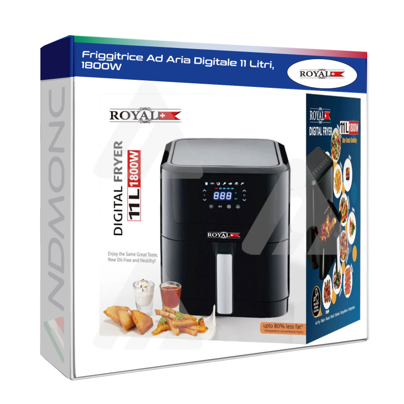 Friggitrice ad Aria digitale 11 Litri 1800W