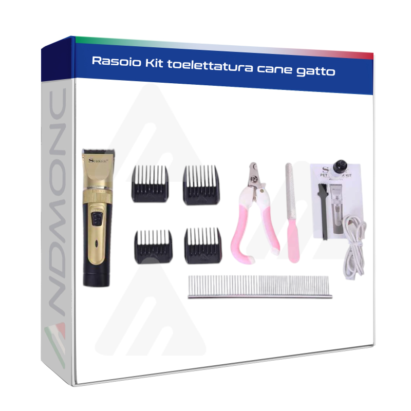 Rasoio Kit toelettatura cane gatto