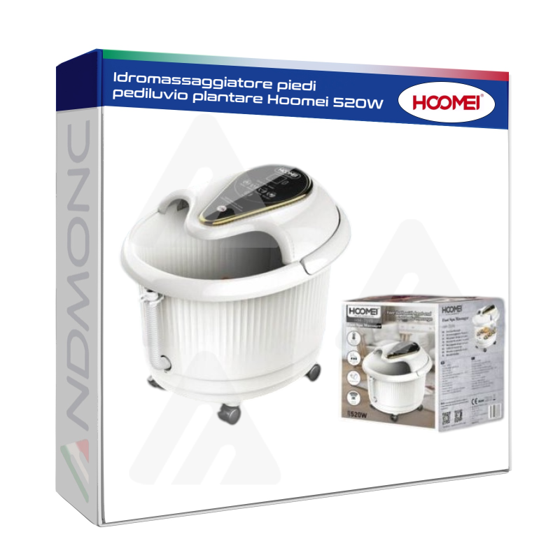 Idromassaggiatore piedi pediluvio plantare Hoomei 520W