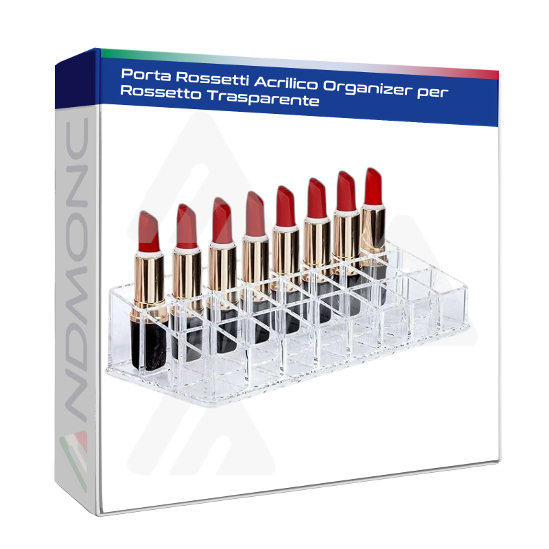 Porta Rossetti Acrilico Organizer per Rossetto Trasparente