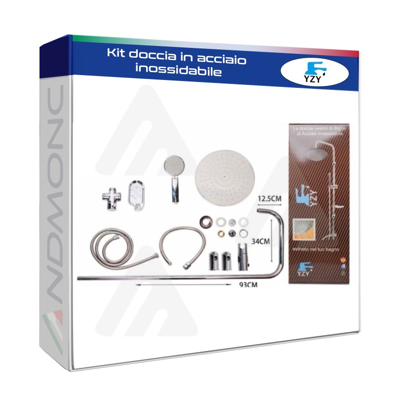 Kit doccia in acciaio inossidabile 99008