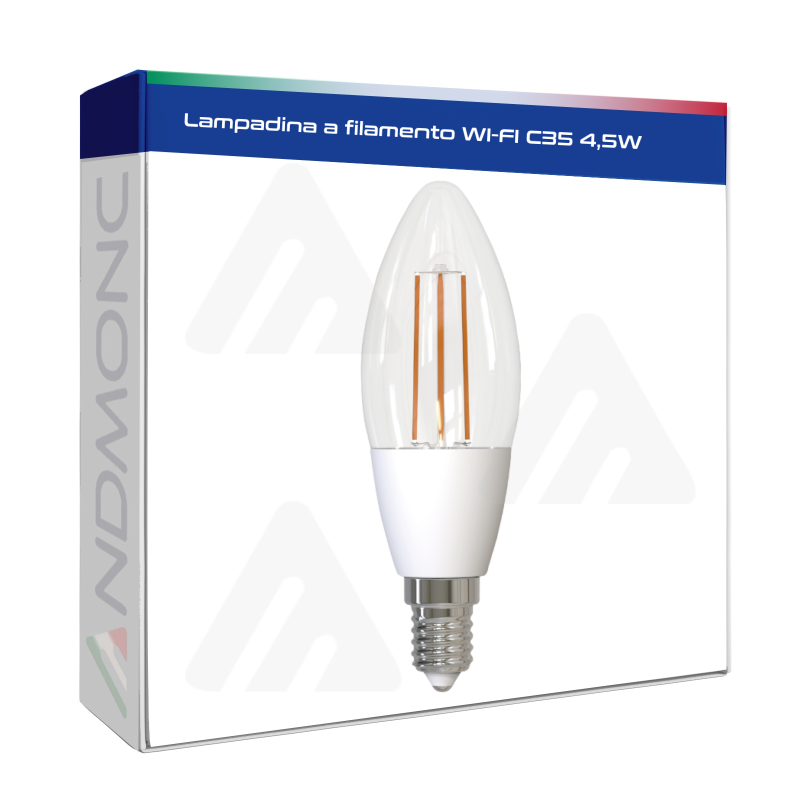 Lampadina a filamento WI-FI C35 4,5W