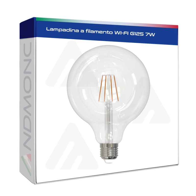 Lampadina a filamento WI-FI G125 7W