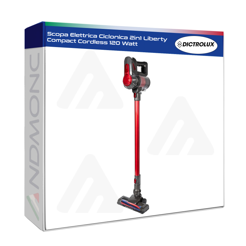 Scopa Elettrica Ciclonica 2in1 Liberty Compact Cordless 120 Watt