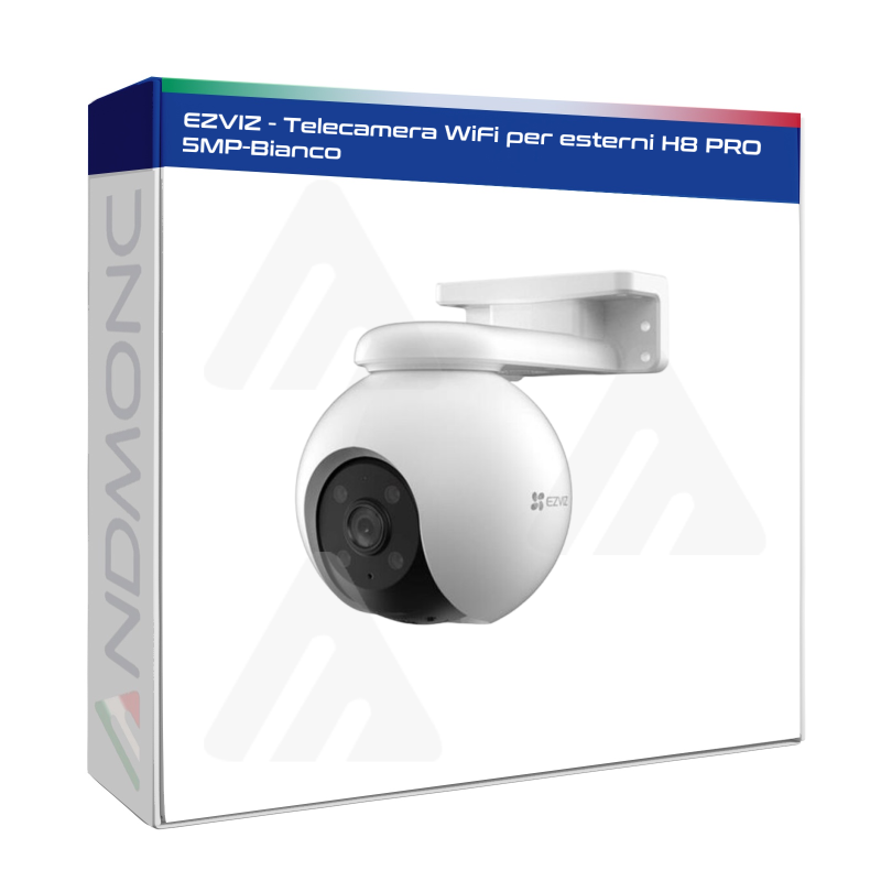 EZVIZ - Telecamera WiFi per esterni H8 PRO 5MP-Bianco