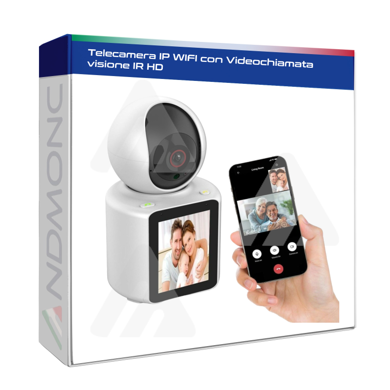 Telecamera IP WIFI con Videochiamata visione IR HD