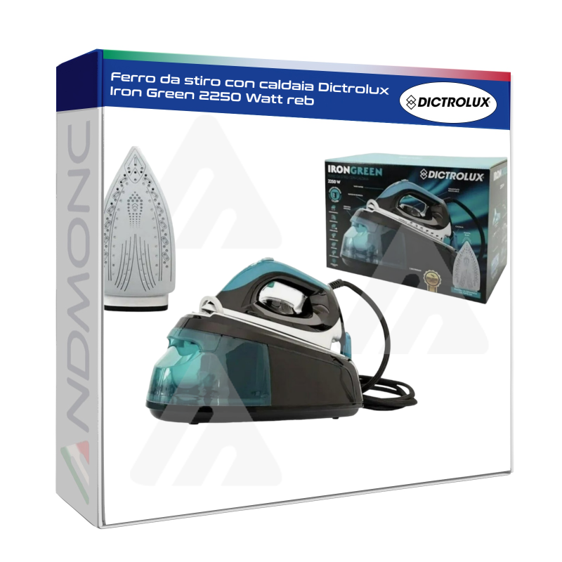 Ferro da stiro con caldaia Dictrolux Iron Green 2250 Watt reb