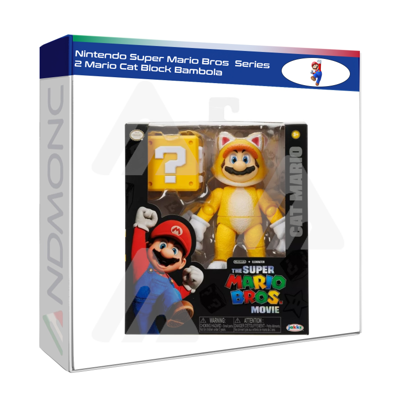 Nintendo Super Mario Bros Series 2 Mario Cat Block Bambola