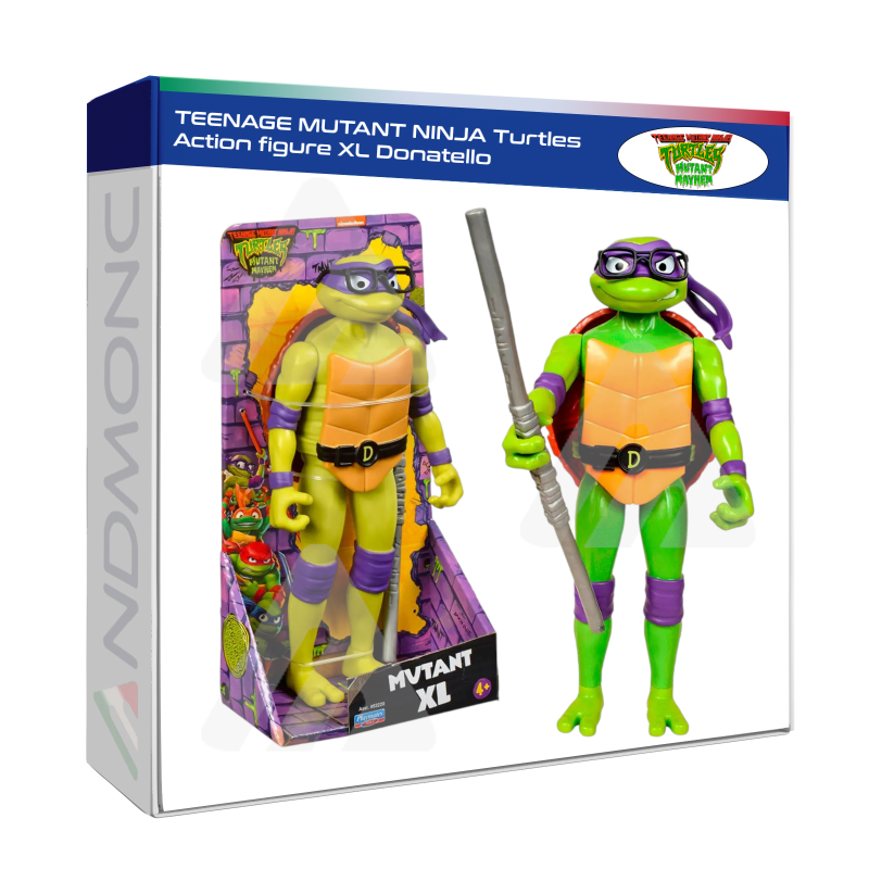 Tartarughe Ninja Teenage Mutant Action figure XL Donatello tartaruga