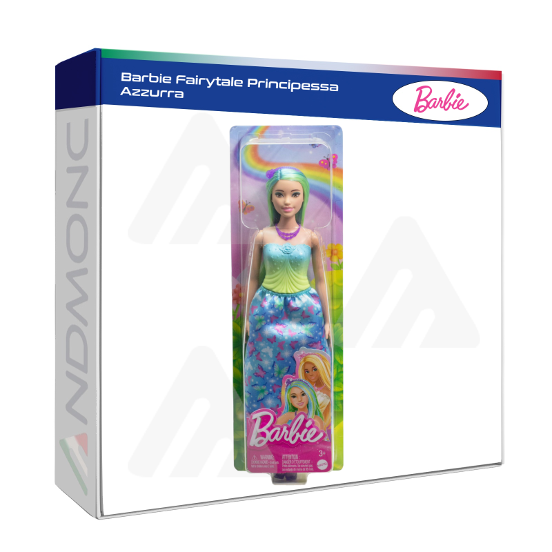 Barbie Fairytale Principessa Azzurra Bambola