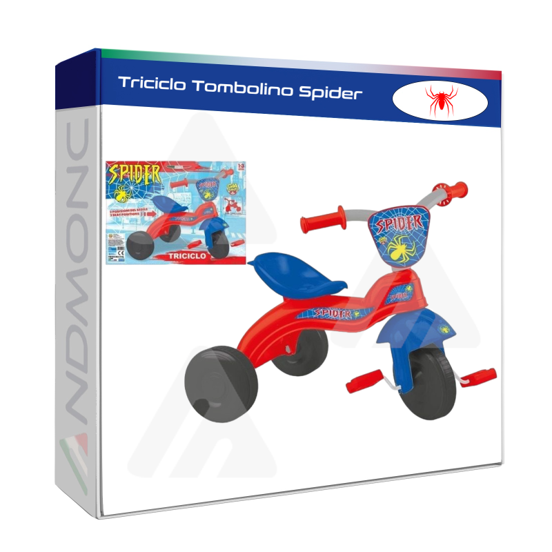 Triciclo Tombolino Spider Bambino toys giocattoli