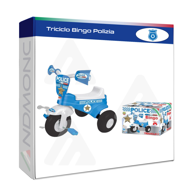 Triciclo Bingo Polizia Bambino toys giocattoli