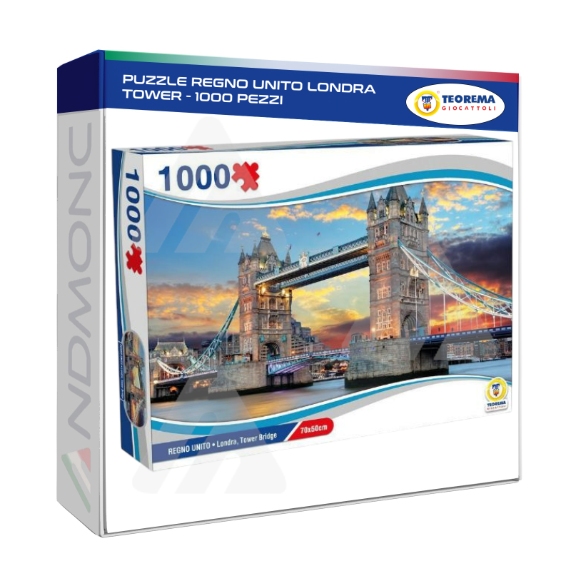 Puzzle Regno Unito Londra Tower 1000 pezzi gioco