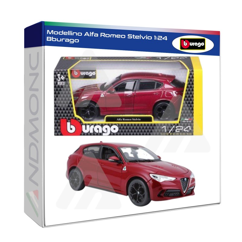 Modellino Alfa Romeo Stelvio 1:24 Bburago