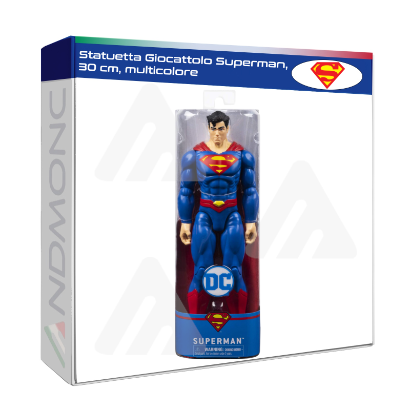 Statuetta giocattolo Superman, 30 cm, multicolore