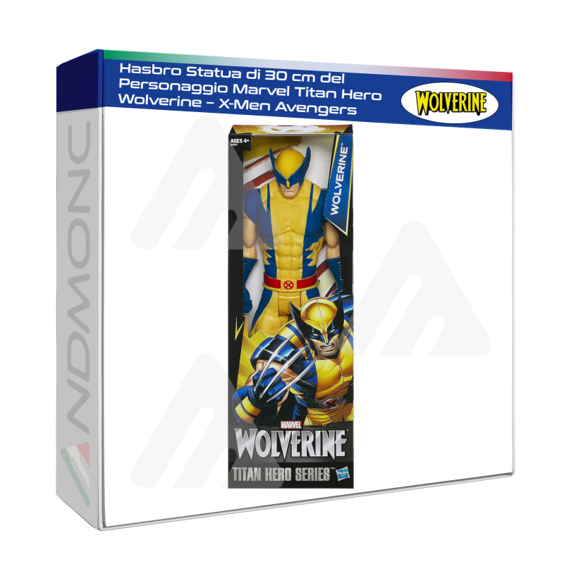 Hasbro Statua di 30 cm del Personaggio Marvel Titan Hero Wolverine – X-Men Avengers