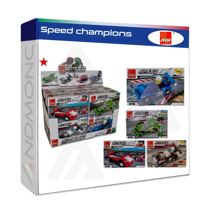 Costruzione Auto da Corsa SPEED CHAMPIONS giocattolo bambini