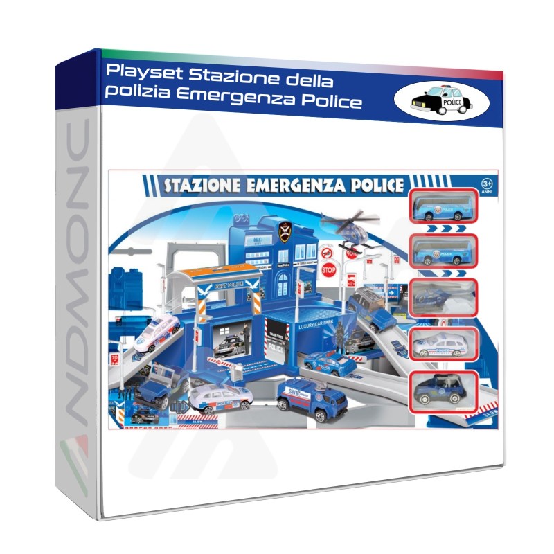 Playset Stazione della polizia Emergenza Police gioco giocattolo