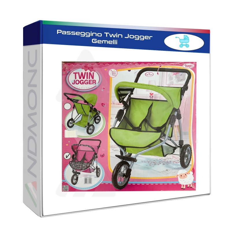 Passeggino Twin Jogger Gemelli