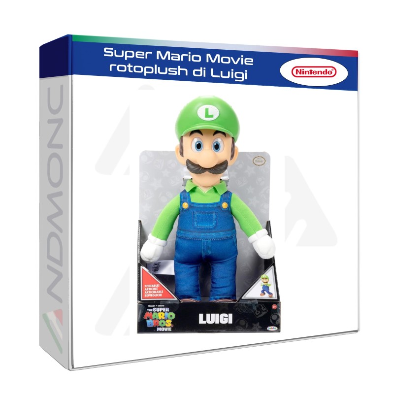 Super Mario Movie – rotoplush di Luigi personaggio